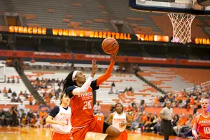 The women's basketball team cracked the preseason poll for the second year in a row. SU was ranked No. 23, its highest preseason ranking in program history. 