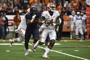 Syracuse stayed competitive with No. 1 Clemson int he second half but couldn't ever pass up the Tigers.