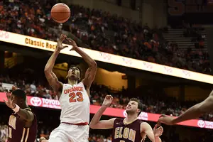 Malachi Richardson struggled from the field on Saturday night against Elon. Instead he drove the lane and hit eight foul shots in the second half.