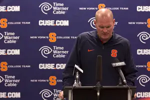 Director of Athletics Mark Coyle fired Scott Shafer on Monday morning. He will coach his last game for SU against Boston College this Saturday.