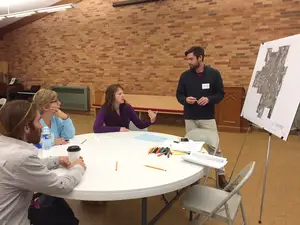 The Center for Community Design Research assists communities, such as the city of Auburn, New York, in generating plans for the development of parks and other recreational areas.