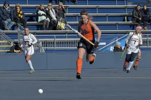 Emma Russell and Syracuse are chasing down Syracuse's first national championship for a women's team.