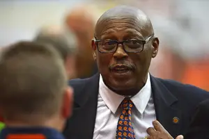 Floyd Little spoke with The Daily Orange on Monday. He said he could potentially see Jordan Fredericks wearing the famed No. 44