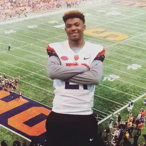 Moe Neal committed to Syracuse on Aug. 1. He's still committed to the Orange, but will take a wait-and-see approach depending on who the next head coach is.