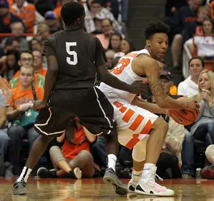 Syracuse didn't manage to score the 70 points needed for Taco Time against Lehigh on Friday, but they did win.
