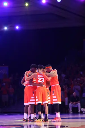Syracuse is undefeated this season but faces a tough test against Wisconsin on Wednesday night in the Carrier Dome.