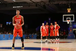 Malachi Richardson scored 17 points in Syracuse's win. He previously had been struggling from the field in SU's past two games. 