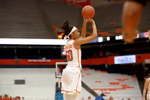 Briana Day made crucial stops as Syracuse's matchup with Boston College came to a close and grabbed twelve second-half rebounds in the Orange's 62-61 win. 