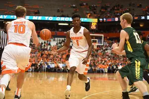 Frank Howard won't play for the second straight game when Syracuse hosts Clemson on Tuesday. 