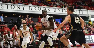 Stony Brook forward Jameel Warney has many program records under his belt, but he's looking to cement his legacy even further with an American East championship. 