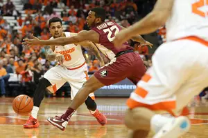 Michael Gbinije and Syracuse take on Boston College on the road on Sunday, and are looking to win their eighth game in nine contests. 