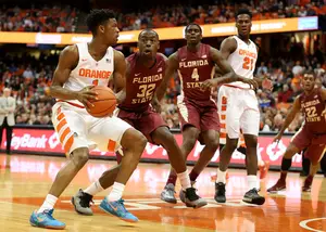 Franklin Howard came off the bench in Syracuse's win over Florida State and shot 2-of-3 from the field.