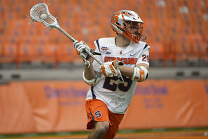 Nick Piroli scored two goals and assisted on another for Syracuse on Saturday. He has slid into the third starting attack role for the Orange. 