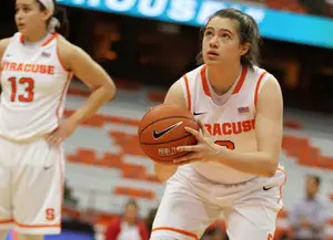 Julia Chandler has transitioned from being a high school guard to a college center at Syracuse. 