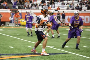 Matt Lane scored two goals and two assists against Albany in place of the injured Piroli. 