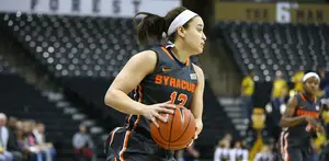 Brianna Butler hit all six of her 3-pointers in the first half and Syracuse cruised to a 34-point win over UVA.