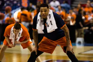 Dajuan Coleman and Syracuse will take on Middle Tennessee State at 6:10 p.m. on Sunday. The game will be televised on TNT after SU beat Dayton, 70-51, and MTSU beat Michigan State, 90-81. 