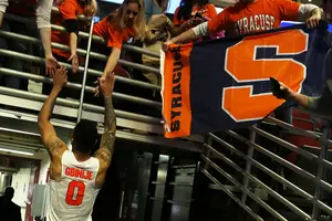 Syracuse against Virginia in the Elite Eight will start at 6:09 p.m. on Sunday.