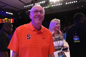 Jim Boeheim and Syracuse received a No. 10 seed in the NCAA Tournament and will play No. 7 Dayton in St. Louis, Missouri.