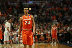Malachi Richardson scored just two points in the first half against Virginia, but turned it on in the second half to score 23. When Richardson is on, he's been unguardable at times. 