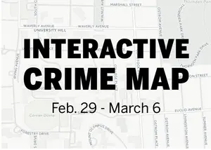 See what crimes happened in the university area this week.