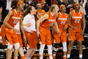 Syracuse will play again in Sioux Falls, South Dakota, for a bid to the Final Four after its upset of South Carolina in the Sweet 16 on Friday. 