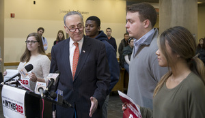 Sen. Chuck Schumer has suggested that Crouse Hospital be the site of a national forum on prescription drug abuse.