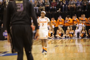 Alexis Peterson and Syracuse advanced to the NCAA title game with its win over Washington on Sunday night. 