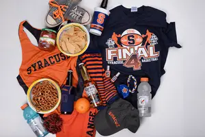 From orange clothing, to beer, to snacks, this plethora of Syracuse items will help you create an ideal Final Four viewing party.