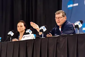 Geno Auriemma and Connecticut are looking for their fourth consecutive national championship.