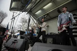 PUBLIC opened the Mayfest lineup with their indie rock sound.