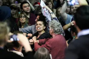Protester were removed from Donald Trump's rally on Saturday. 