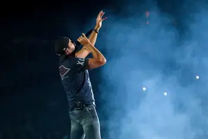 Luke Bryan took the stage Saturday night to a sold-out Carrier Dome.