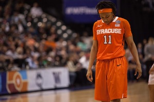 Cornelia Fondren and Syracuse were dominated all over the court by Connecticut in the national title game. 