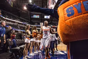 Fourth-seeded Syracuse takes on top-seeded Connecticut in the national championship game at Bankers Life Fieldhouse in Indianapolis.