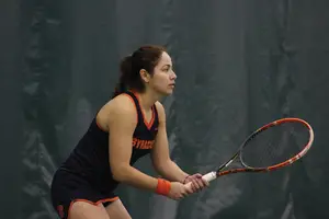 Valeria Salazar helped lift Syracuse to a 4-3 comeback win over Wake Forest on Friday.