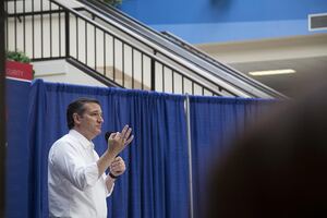 Ted Cruz spoke about religious freedom, the economy and national security at his Cicero rally on Friday. 