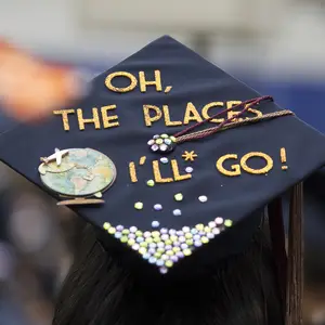 Decorating caps puts a modern spin on the centuries-old graduation tradition.