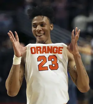 Malachi Richardson was taken by the Sacramento Kings via the Charlotte Hornets in the first round of the NBA Draft.