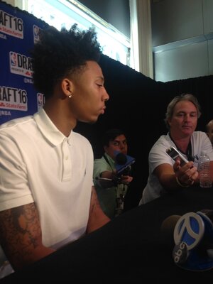 Malachi Richardson addressed the media on Wednesday, one day before the NBA Draft is scheduled to start at 8 p.m.