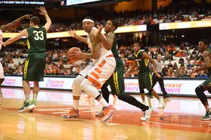 Syracuse will place Le Moyne on Nov. 8 and Indiana University (Pennsylvania) on Nov. 1 in exhibition games.