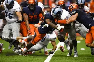 Syracuse's defensive end group is a hodge podge of inexperienced players at the spot. Who emerges as the top dogs is worth watching over the next few weeks.