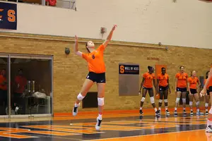 Annie Bozzo has become a spark off the bench for Syracuse as a serve specialist.