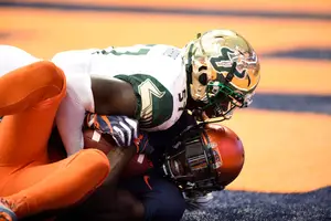 Syracuse lost, 45-20, to South Florida on Saturday. The Orange is now 1-2 on the season.