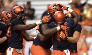 Syracuse kicks off its 2016 season on Friday night against Colgate. The Orange is a heavy favorite but head coach Dino Babers said it will be a game.
