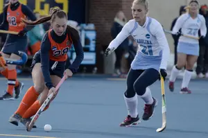 Syracuse lost to North Carolina, 3-2, on Friday. It's SU's first loss of the season and it was rematch of last year's national title game.