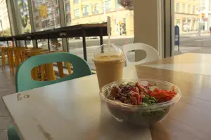 Original Grains, a new restaurant in Armory Square, features healthy foods in a clean atmosphere. 