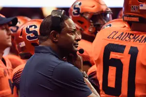 Dino Babers is feeling a little down after the Orange's back-to-back tough losses. 