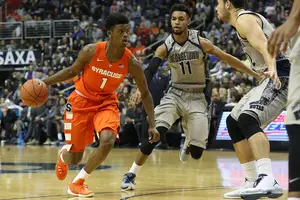 Syracuse will have a true point guard in its starting lineup, unlike last year. Frank Howard is primed for significant playing time.