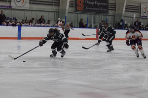 Bemidji State won possession against Syracuse on Friday night at Tennity Ice Pavilion and escaped with a 2-1 road win.
